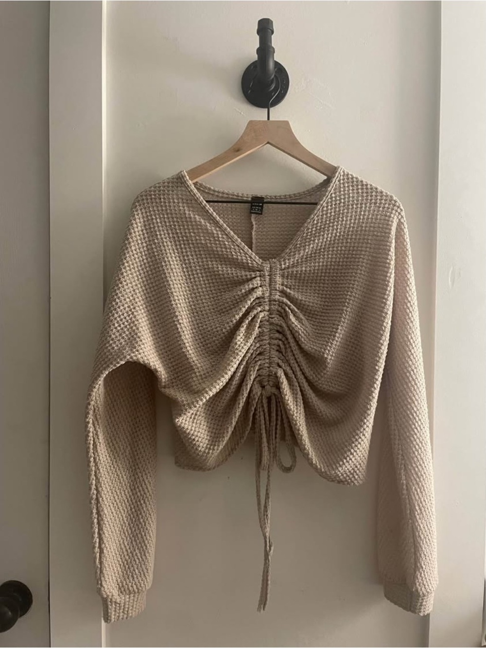 WOMENS SIZE S SHIEN RUCHED TOP